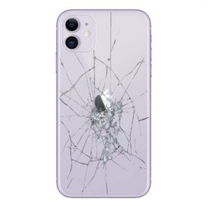 Смяна на задно стъкло iPhone 11 лилав