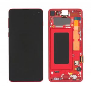 Дисплей Samsung S10 Plus червен - оригинал