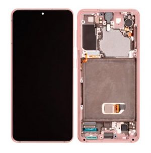 Дисплей Samsung S21 розов - оригинал
