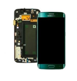 Дисплей Samsung S6 Edge зелен - оригинал