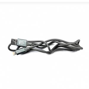 USB кабел Sammato корда 1 м. Lightning (Apple) сив