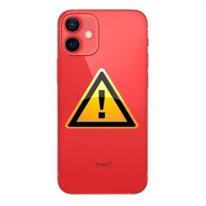 Смяна на задно стъкло iPhone 12 червен