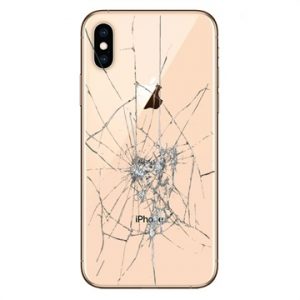 Смяна на задно стъкло iPhone XS златен