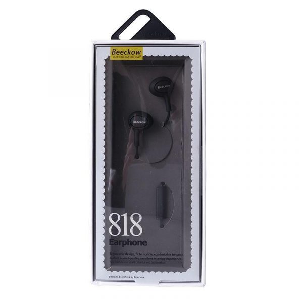 Слушалки Handsfree Beeckow 818, 3.5mm черни