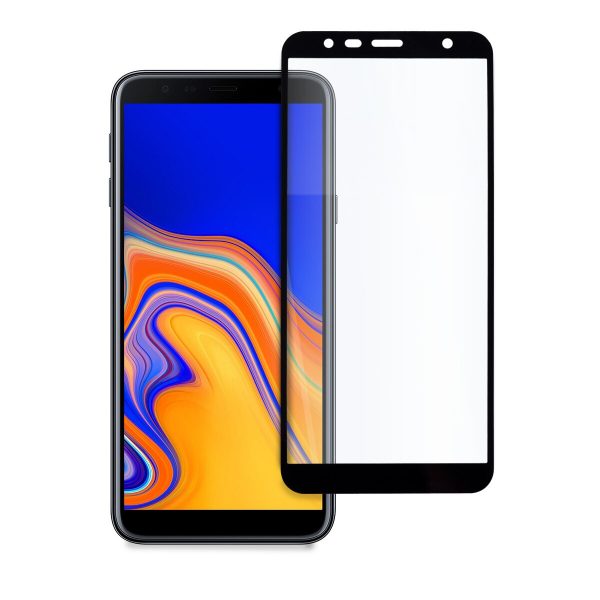 Стъклен протектор 5D Samsung J6 Plus черен