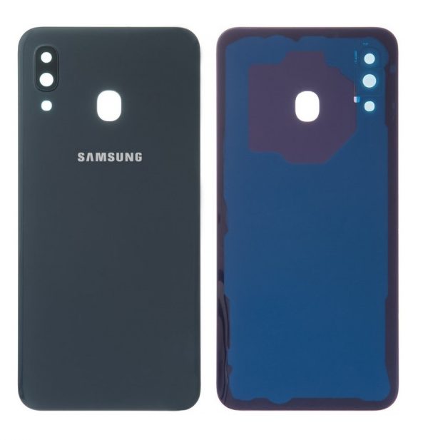 Заден капак Samsung A30 черен