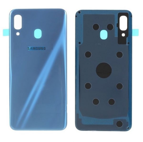 Заден капак Samsung A30 син