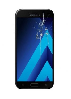 Смяна стъкло на дисплей Samsung A3 2017 черно