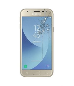 Смяна стъкло на дисплей Samsung J3 2017 златен