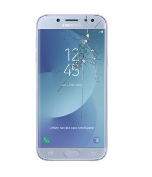 Смяна стъкло на дисплей Samsung J4 синьо