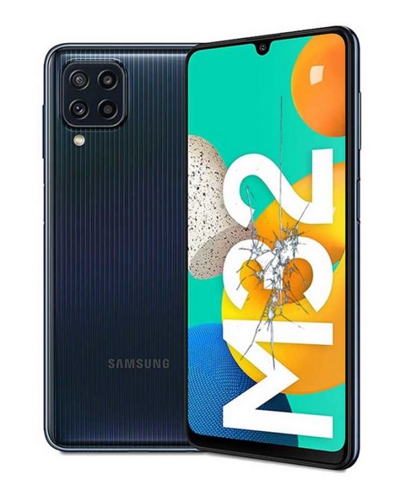 Смяна стъкло на дисплей Samsung M32 черен