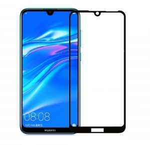 Стъклен протектор 5D Huawei Y7 2019 черен