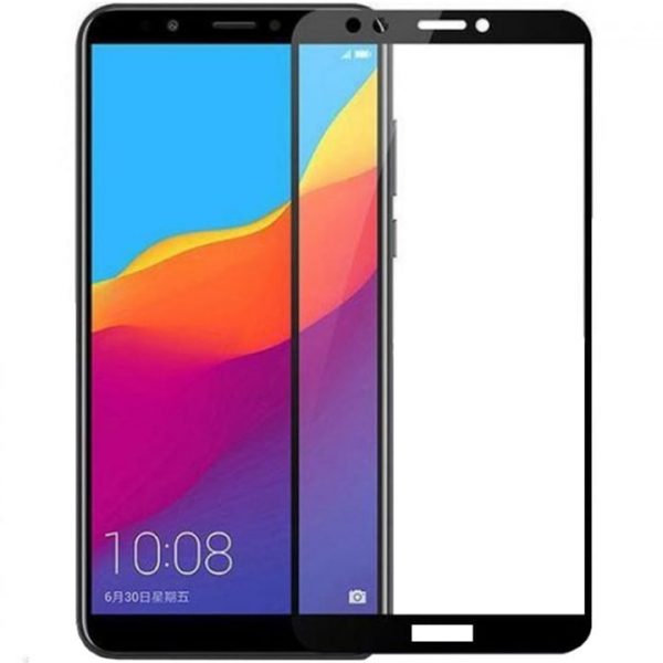 Стъклен протектор 5D Huawei Y7 2018 черен