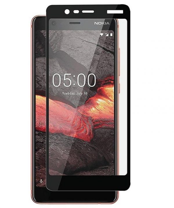 Стъклен протектор 5D Nokia 5.1 черен