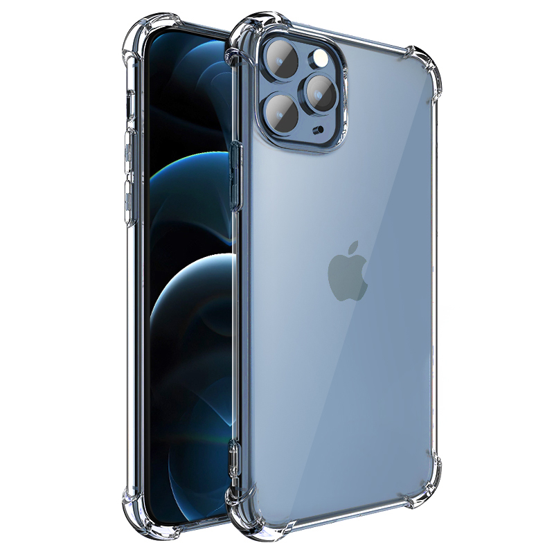 Удароустойчив прозрачен гръб за iPhone 12 Pro