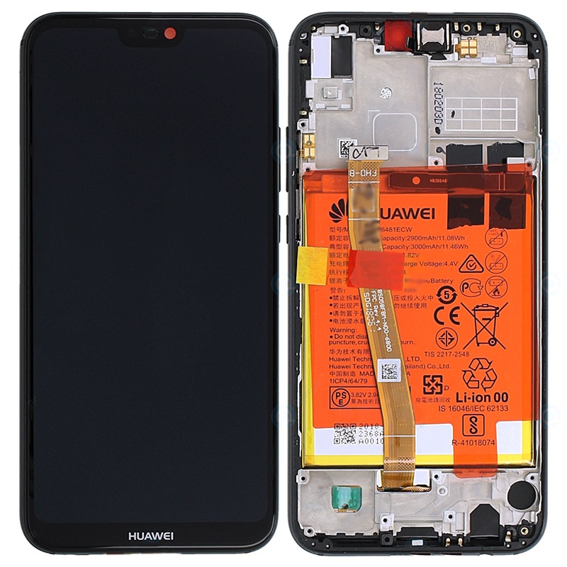 Дисплей Huawei P20 Lite черен - оригинал