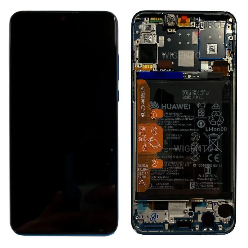 Дисплей Huawei P30 Lite черен - оригинал