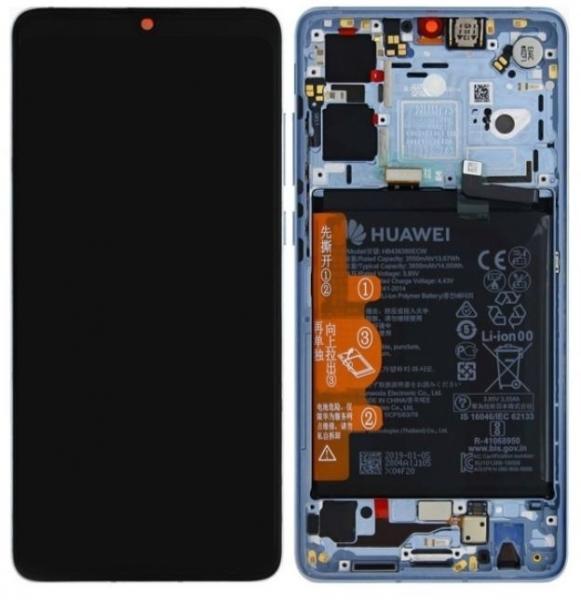 Дисплей Huawei P30 Lite син - оригинал