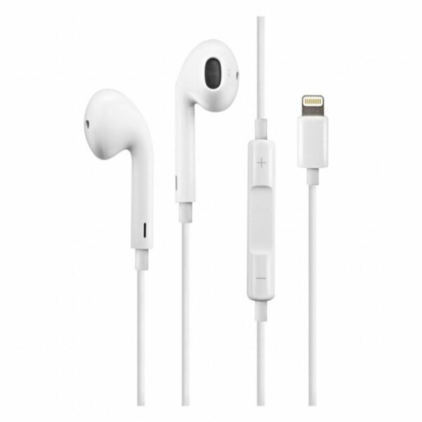 Слушалки Handsfree Apple EarPods Lightning MMTN2ZM/A бели