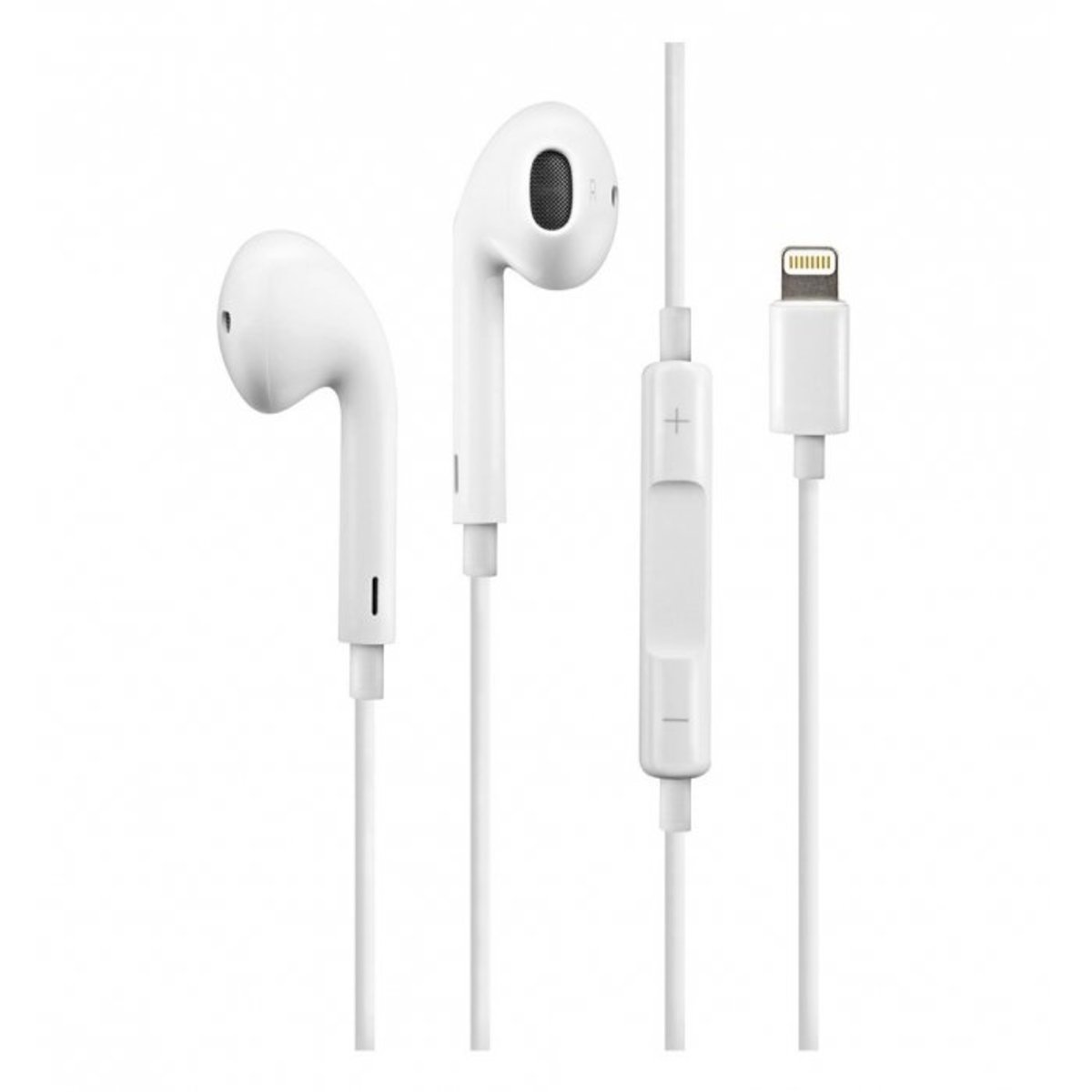 Слушалки Handsfree Apple EarPods Lightning MMTN2ZM/A бели