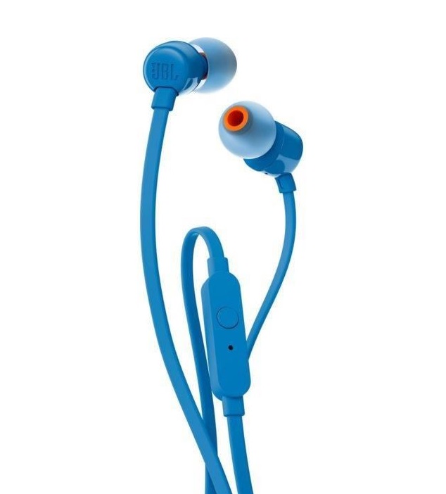 Слушалки Handsfree JBL T110, 3.5mm сини
