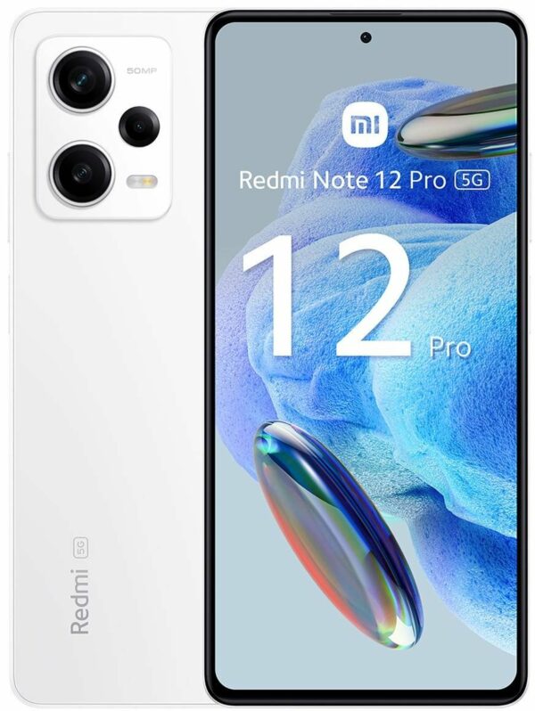 Xiaomi Redmi Note 12 Pro 5G, 6GB RAM, 128GB бял