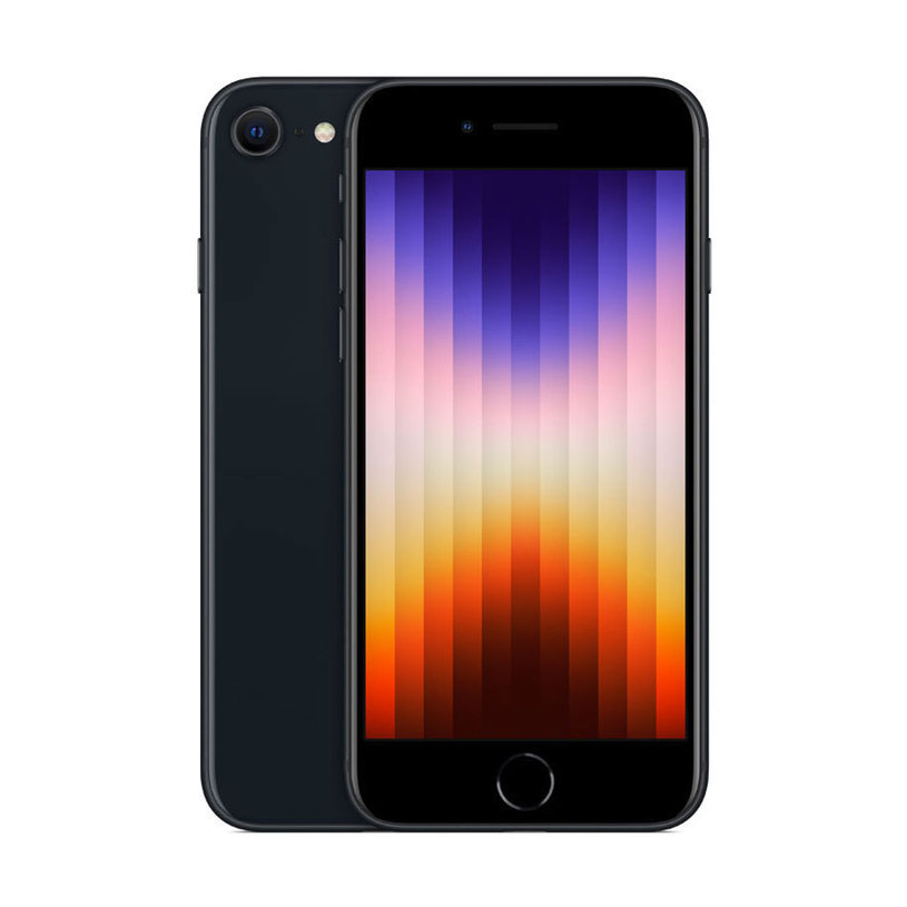 Apple iPhone SE 3 (2022), 4GB RAM, 128GB черен