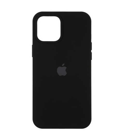 Силиконов гръб Apple с лого за iPhone 18 Pro черен