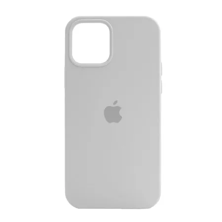 Силиконов гръб Apple с лого за iPhone 18 Pro Max бял